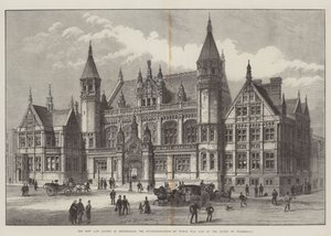 New Law Courts v Birminghamu, jehož základní kámen položila královna ve středu